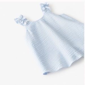 Zara Baby Seersucker Ruffle Swing Too